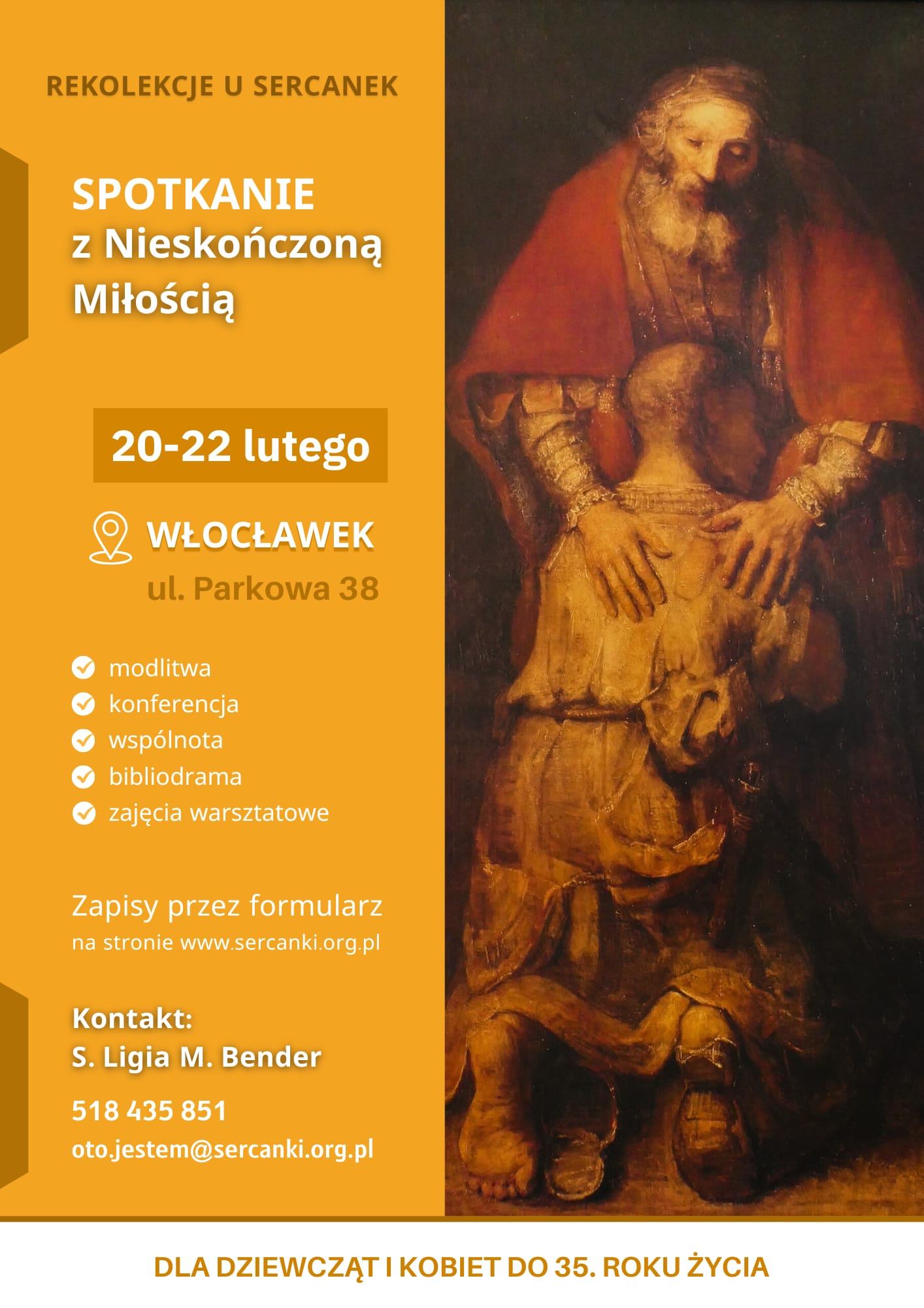 SIOSTRY SERCANKI Z MICHELINA ZAPRASZAJĄ DO DOMU REKOLEKCYJNEGO!