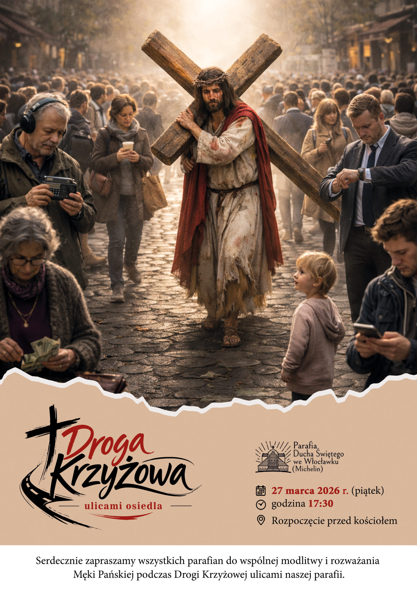 DROGA KRZYŻOWA ulicami naszej parafii (27.03.2026).